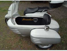 Sidecar Kit for Peugeot Django White Silver Edition
